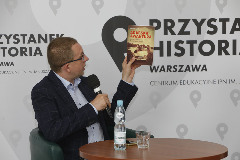 Rafał Dudkiewicz. „Kulisy historii”, odcinek 28: „Dlaczego SB interesowała się sprzedażą koni?” – 21 sierpnia 2021. Fot. Piotr Życieński (IPN)
