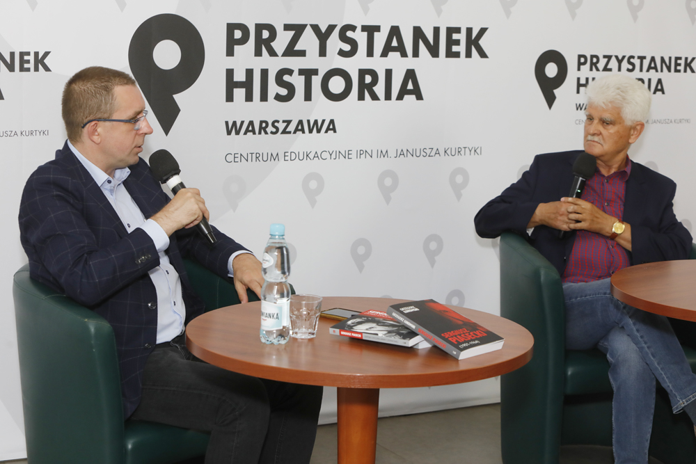 „Kulisy historii”, odcinek 29: „Sergiusz Piasecki – pisarz, buntownik, antykomunista” – 28 sierpnia 2021. Fot. Piotr Życieński (IPN)