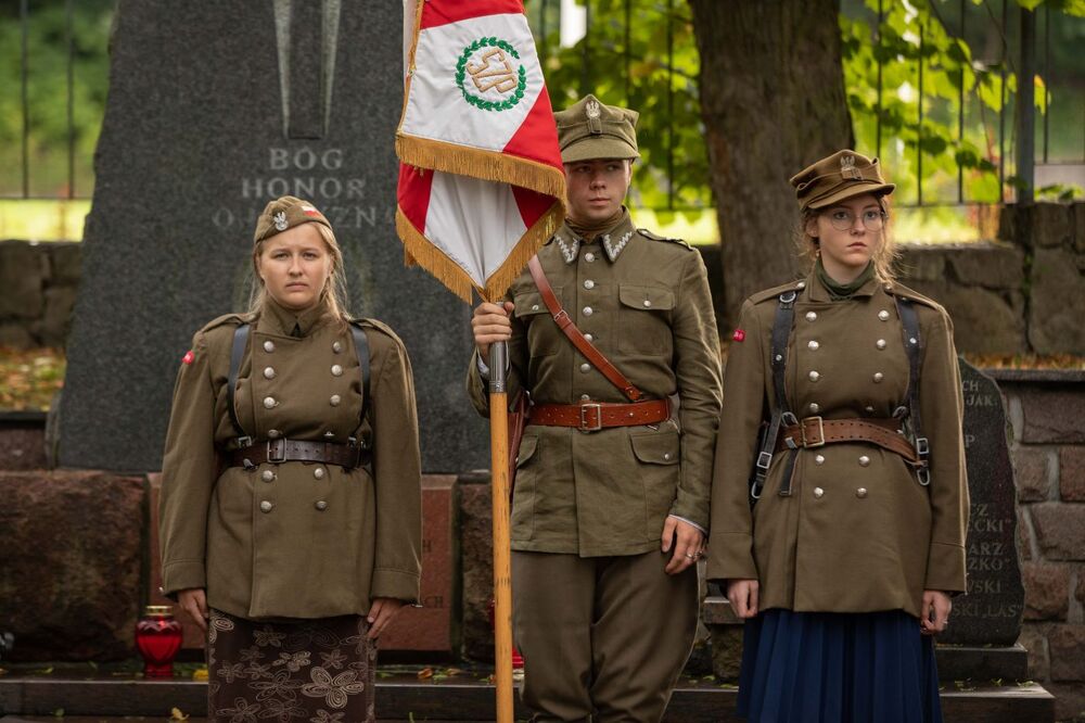 Uroczystości w 75. rocznicę śmierci Danuty Siedzikówny „Inki” oraz Feliksa Selmanowicza „Zagończyka” – Gdańsk, 28 sierpnia 2021. Fot. Mikołaj Bujak (IPN)