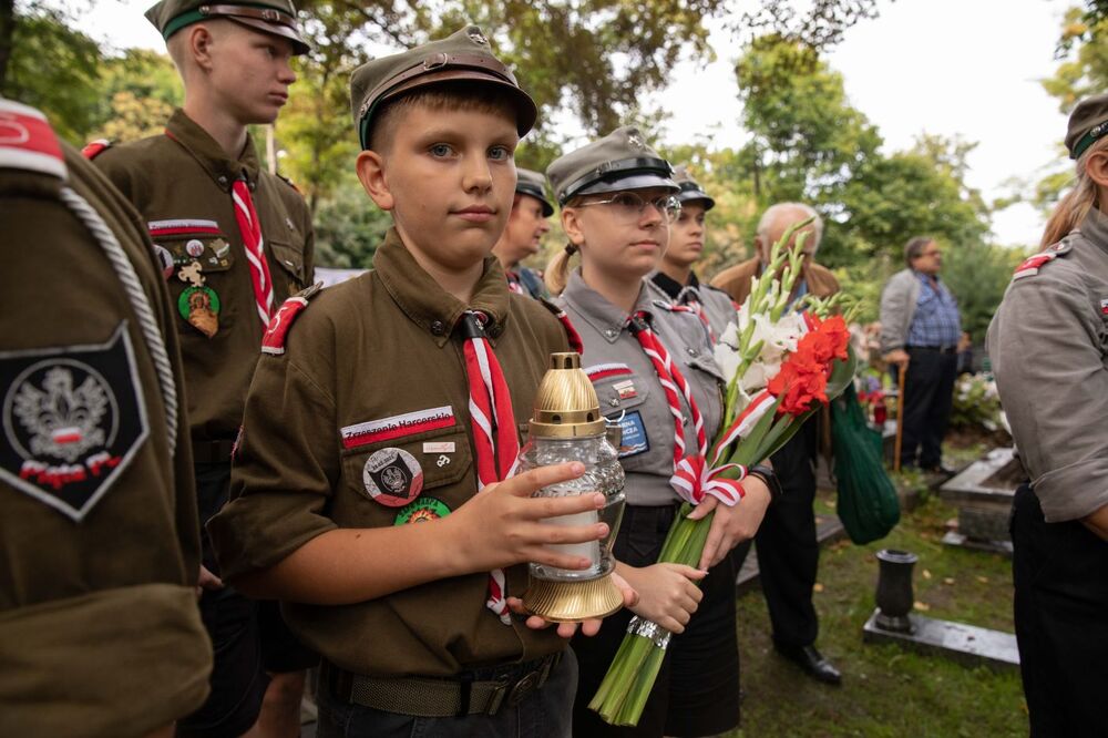 Uroczystości w 75. rocznicę śmierci Danuty Siedzikówny „Inki” oraz Feliksa Selmanowicza „Zagończyka” – Gdańsk, 28 sierpnia 2021. Fot. Mikołaj Bujak (IPN)