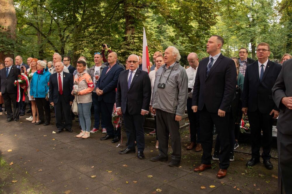 Uroczystości w 75. rocznicę śmierci Danuty Siedzikówny „Inki” oraz Feliksa Selmanowicza „Zagończyka” – Gdańsk, 28 sierpnia 2021. Fot. Mikołaj Bujak (IPN)