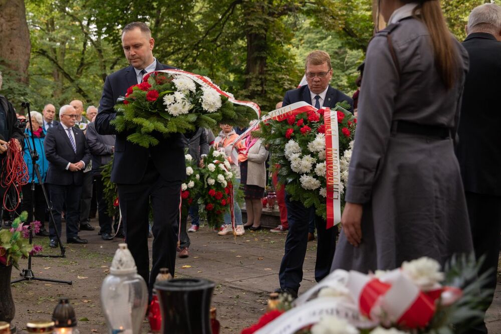 Uroczystości w 75. rocznicę śmierci Danuty Siedzikówny „Inki” oraz Feliksa Selmanowicza „Zagończyka” – Gdańsk, 28 sierpnia 2021. Fot. Mikołaj Bujak (IPN)
