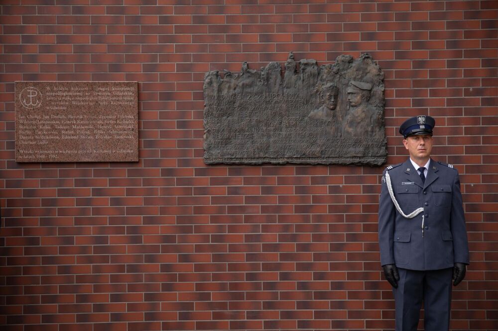 Uroczystości w 75. rocznicę śmierci Danuty Siedzikówny „Inki” oraz Feliksa Selmanowicza „Zagończyka” – Gdańsk, 28 sierpnia 2021. Fot. Mikołaj Bujak (IPN)