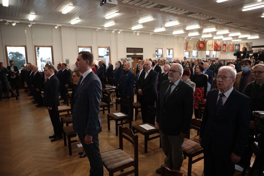 Uroczystość wręczenia Krzyży Wolności i Solidarności w Gdańsku – 31 sierpnia 2021. Fot. Mikołaj Bujak (IPN)