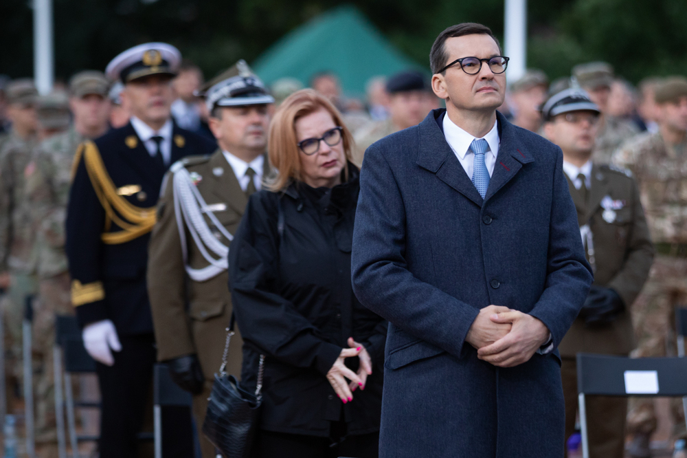 Uroczystości rocznicowe pod pomnikiem Obrońców Wybrzeża na Westerplatte – Gdańsk, 1 września 2021. Fot. Mikołaj Bujak (IPN)