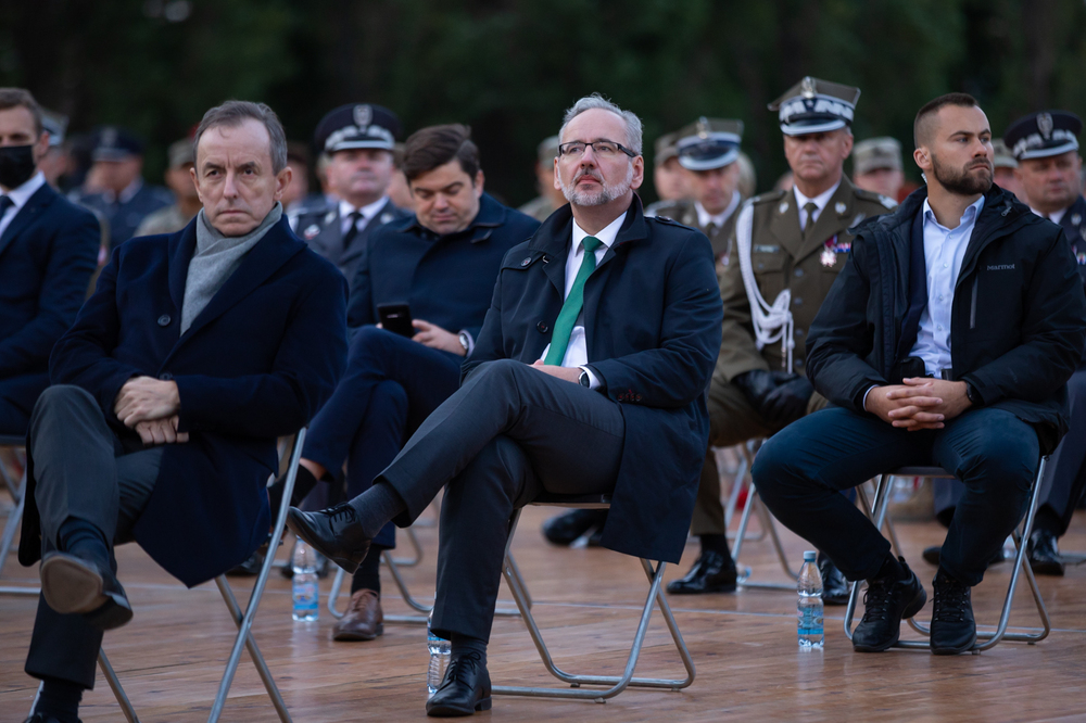 Uroczystości rocznicowe pod pomnikiem Obrońców Wybrzeża na Westerplatte – Gdańsk, 1 września 2021. Fot. Mikołaj Bujak (IPN)