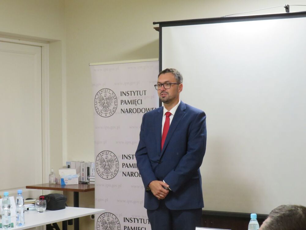 Dr hab. Jan Szumski, dyrektor Biura Badań Historycznych IPN, podczas XV Letniej Szkoły Historii Najnowszej – Palczew, 6 września 2021. Fot. Joanna Sobotka (IPN)