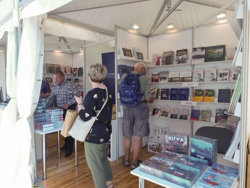 IPN na Warszawskich Targach Książki – 9 września 2021. Fot. Wydawnictwo IPN