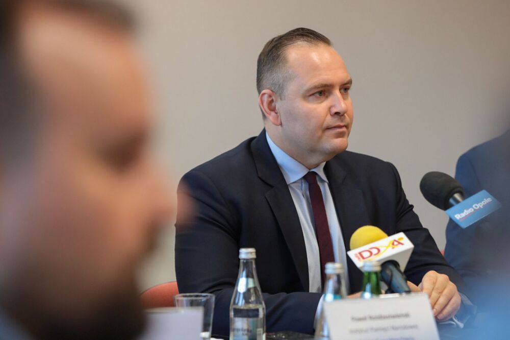 Prezes IPN dr Karol Nawrocki z wizytą w Delegaturze IPN w Opolu – 10 września 2021. Fot. Mikołaj Bujak (IPN)