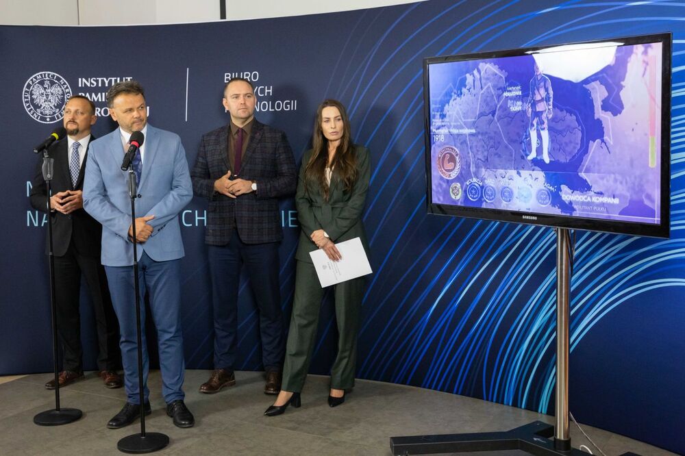 Konferencja prasowa na temat powołania Biura Nowych Technologii – 13 września 2021. Fot. Mikołaj Bujak (IPN)