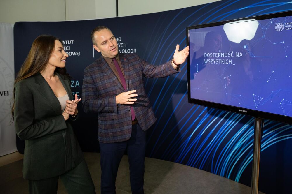 Konferencja prasowa na temat powołania Biura Nowych Technologii – 13 września 2021. Fot. Mikołaj Bujak (IPN)