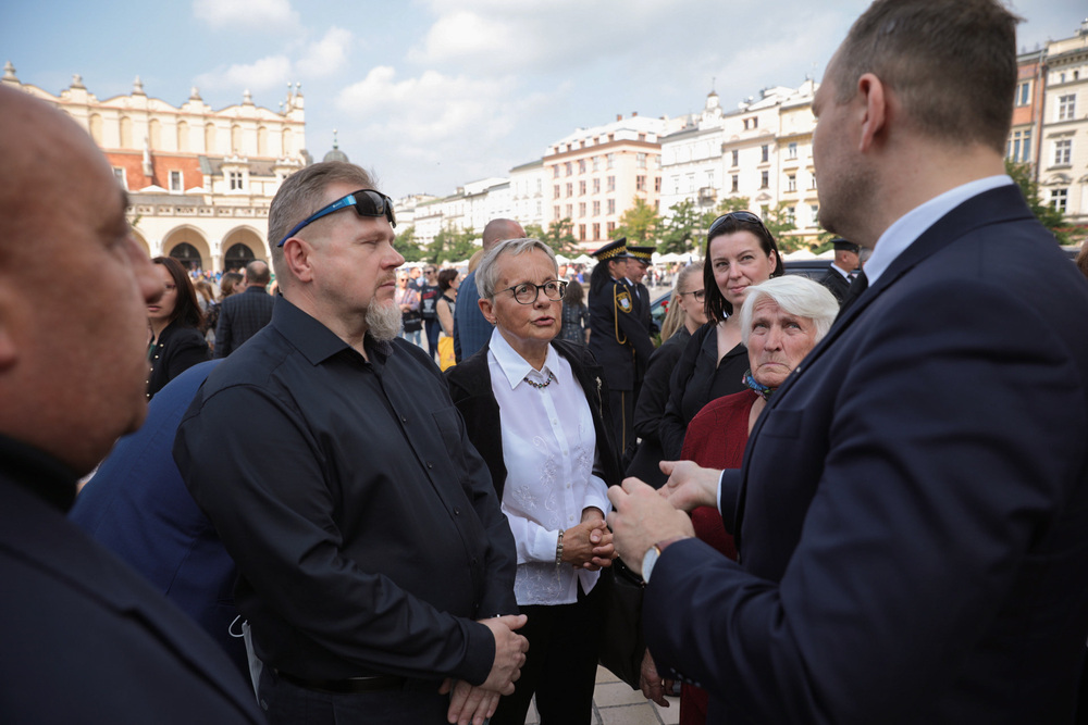 Uroczystości upamiętniające ks. Władysława Gurgacza, Ryszarda Kłaputa i ppor. Tadeusza Zajączkowskiego – Kraków, 14 września 2021. Fot. Mikołaj Bujak (IPN)