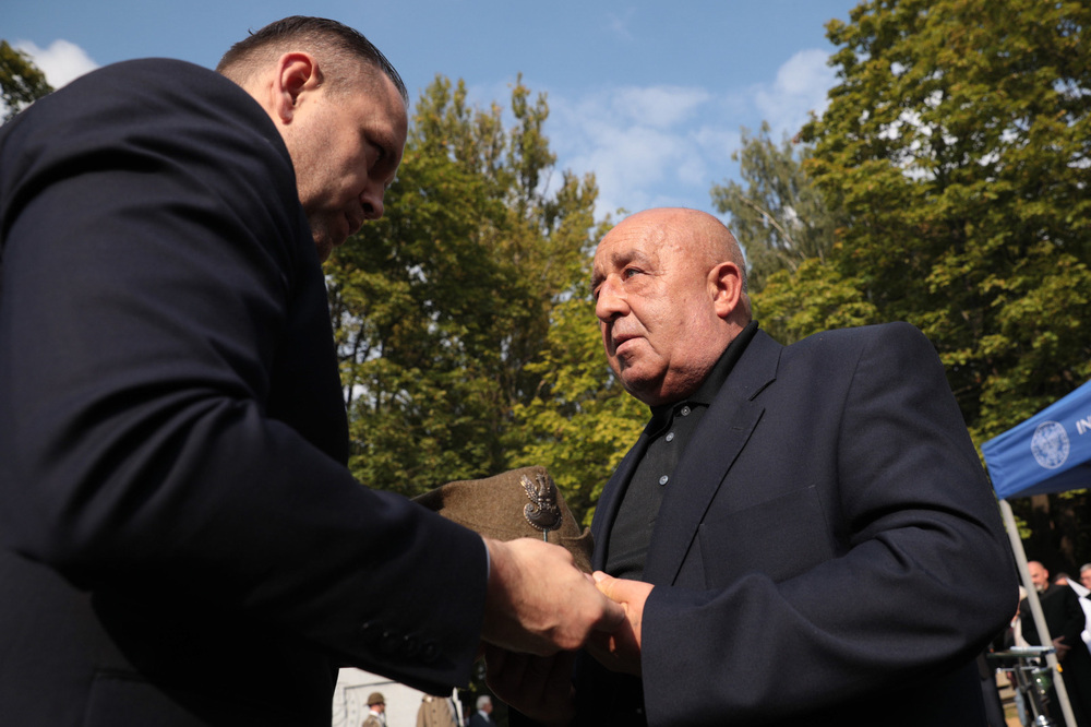 Uroczystości upamiętniające ks. Władysława Gurgacza, Ryszarda Kłaputa i ppor. Tadeusza Zajączkowskiego – Kraków, 14 września 2021. Fot. Mikołaj Bujak (IPN)