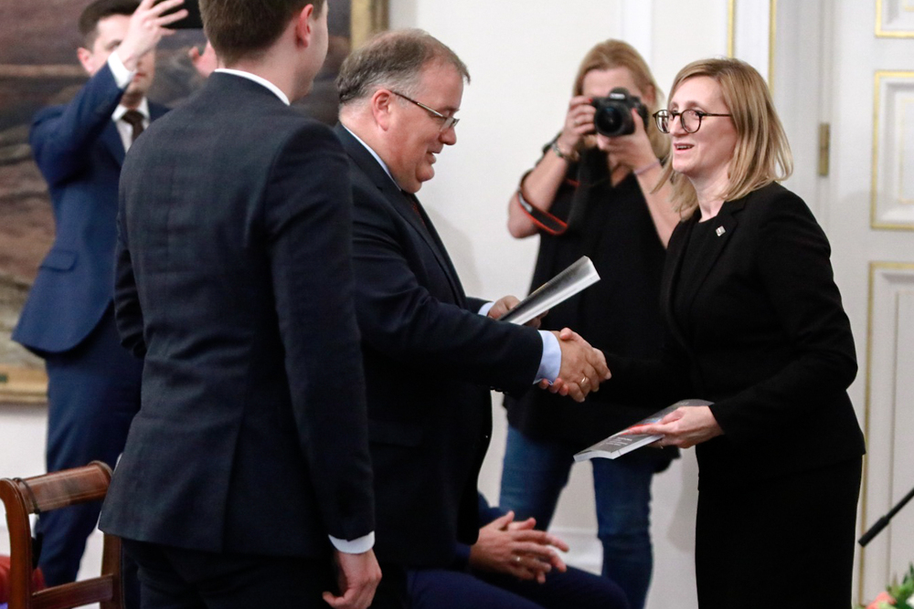 Dyskusja „Polska i Ukraina w latach 30. i 40. XX wieku – 25 lat współpracy archiwalno-historycznej” – Warszawa, 14 września 2021. Fot. Sławek Kasper (IPN)