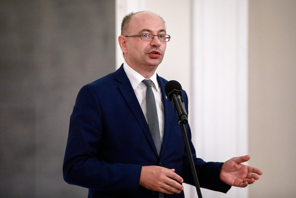 Dr Mateusz Szpytma, zastępca prezesa IPN – Warszawa, 14 września 2021. Fot. Sławek Kasper (IPN)