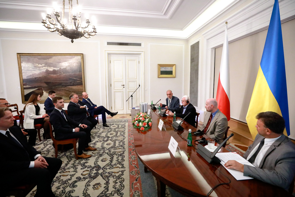 Dyskusja „Polska i Ukraina w latach 30. i 40. XX wieku – 25 lat współpracy archiwalno-historycznej” – Warszawa, 14 września 2021. Fot. Sławek Kasper (IPN)