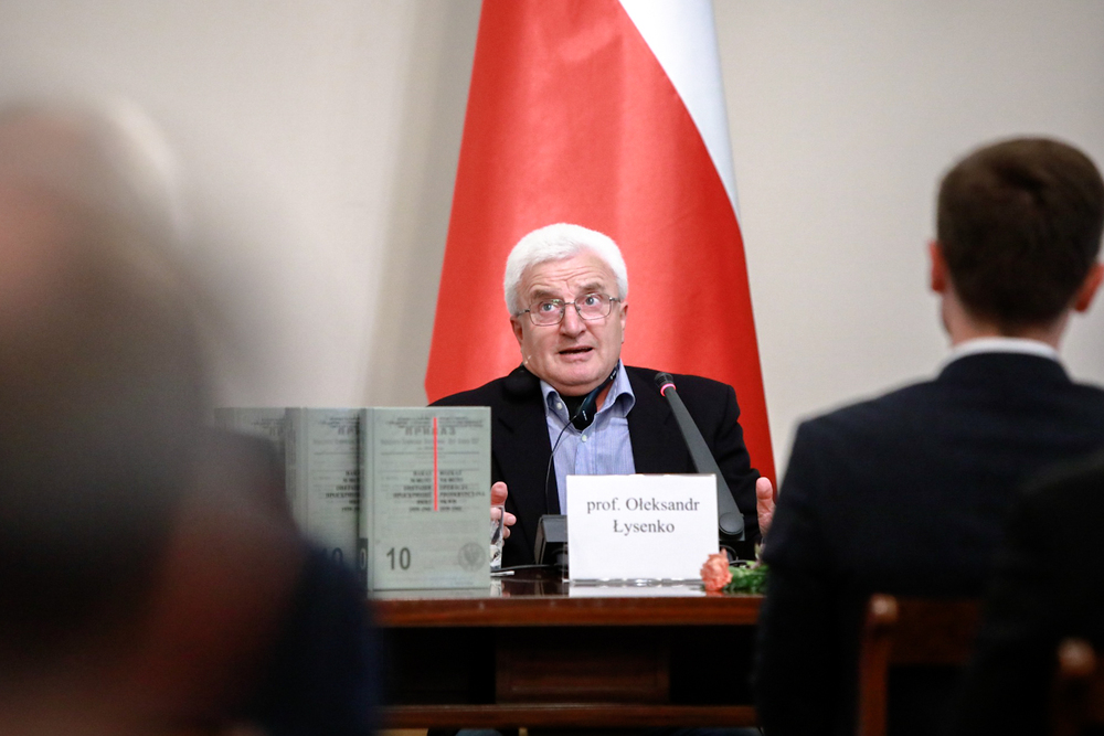 Prof. Ołeksandr Łysenko – Warszawa, 14 września 2021. Fot. Sławek Kasper (IPN)