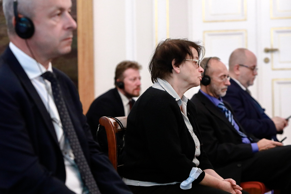 Dyskusja „Polska i Ukraina w latach 30. i 40. XX wieku – 25 lat współpracy archiwalno-historycznej” – Warszawa, 14 września 2021. Fot. Sławek Kasper (IPN)