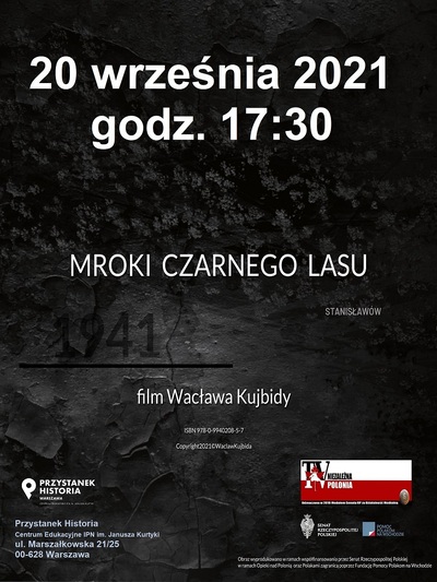 Pokaz filmu Wacława Kujbidy pt.: „Mroki Czarnego Lasu” – 20 września 2021