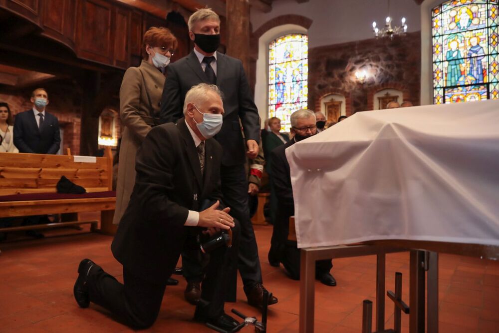 Uroczystości pogrzebowe Antoniego Wąsowicza ps. „Roch” – Golczewo, 16 września 2021. Fot. Mikołaj Bujak (IPN)