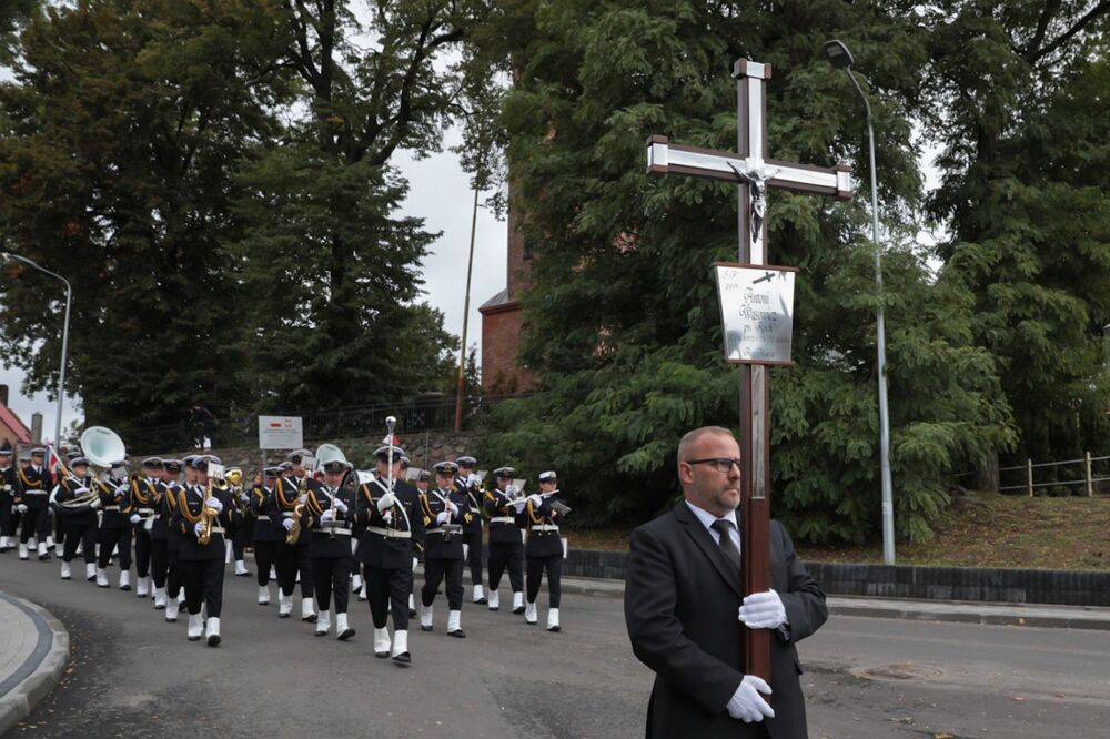 Uroczystości pogrzebowe Antoniego Wąsowicza ps. „Roch” – Golczewo, 16 września 2021. Fot. Mikołaj Bujak (IPN)