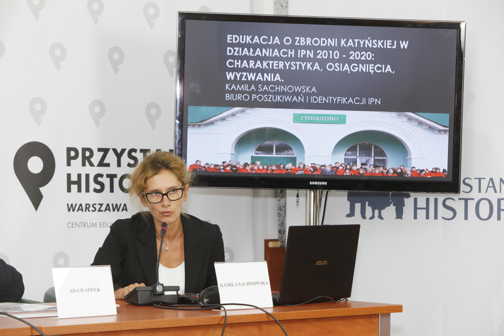 Międzynarodowa konferencja naukowa „Zbrodnia Katyńska – nowe aspekty” – Warszawa, 17 września 2021. Fot. Piotr Życieński (IPN)