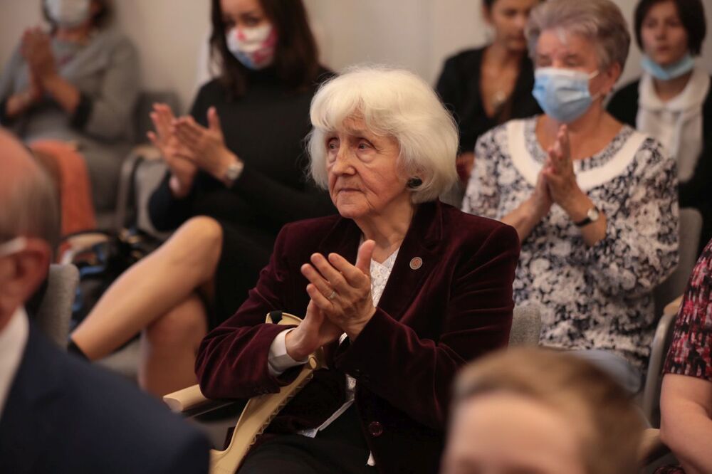 Uroczystość wręczenia Krzyży Wolności i Solidarności działaczom opozycji antykomunistycznej – Poznań, 21 września 2021. Fot. Mikołaj Bujak (IPN)