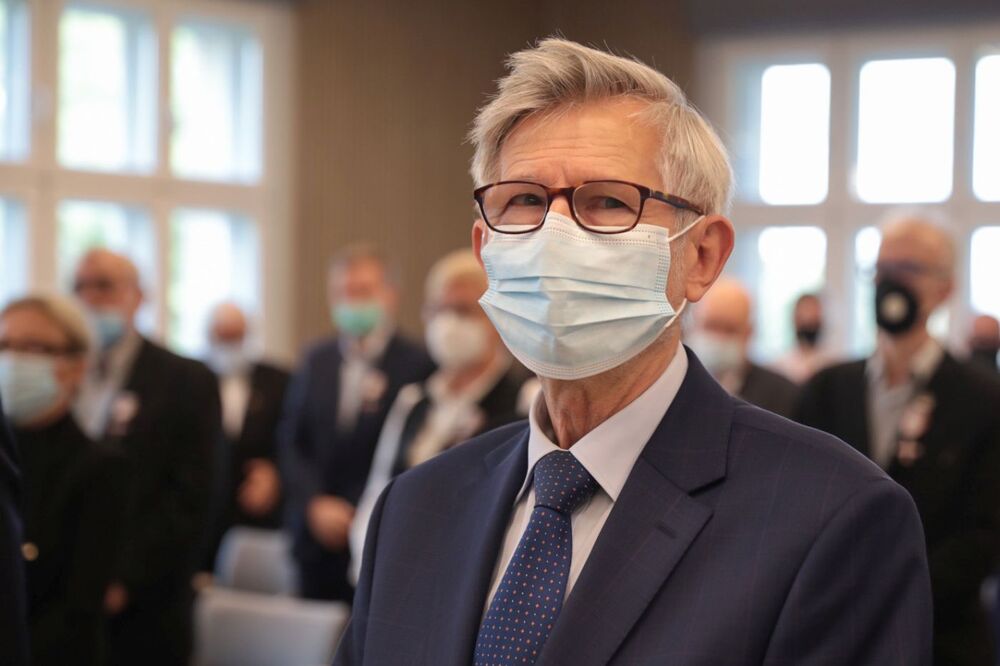 Uroczystość wręczenia Krzyży Wolności i Solidarności działaczom opozycji antykomunistycznej – Poznań, 21 września 2021. Fot. Mikołaj Bujak (IPN)