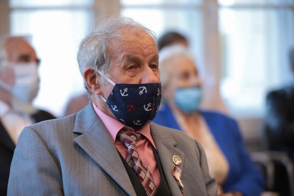 Uroczystość wręczenia Krzyży Wolności i Solidarności działaczom opozycji antykomunistycznej – Poznań, 21 września 2021. Fot. Mikołaj Bujak (IPN)