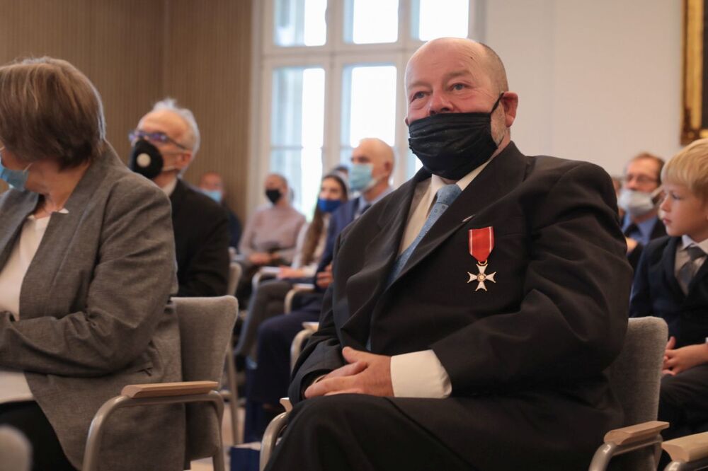 Uroczystość wręczenia Krzyży Wolności i Solidarności działaczom opozycji antykomunistycznej – Poznań, 21 września 2021. Fot. Mikołaj Bujak (IPN)