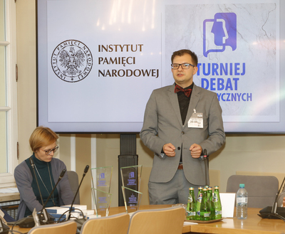Finał VI edycji Turnieju Debat Historycznych – 20 września 2021. Fot. Piotr Życieński (IPN)