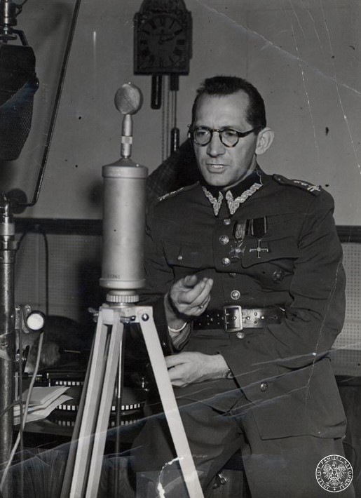 Ppłk. Wacław Lipiński, wrzesień 1939, dni obrony stolicy Polski. Fot. z zasobu IPN