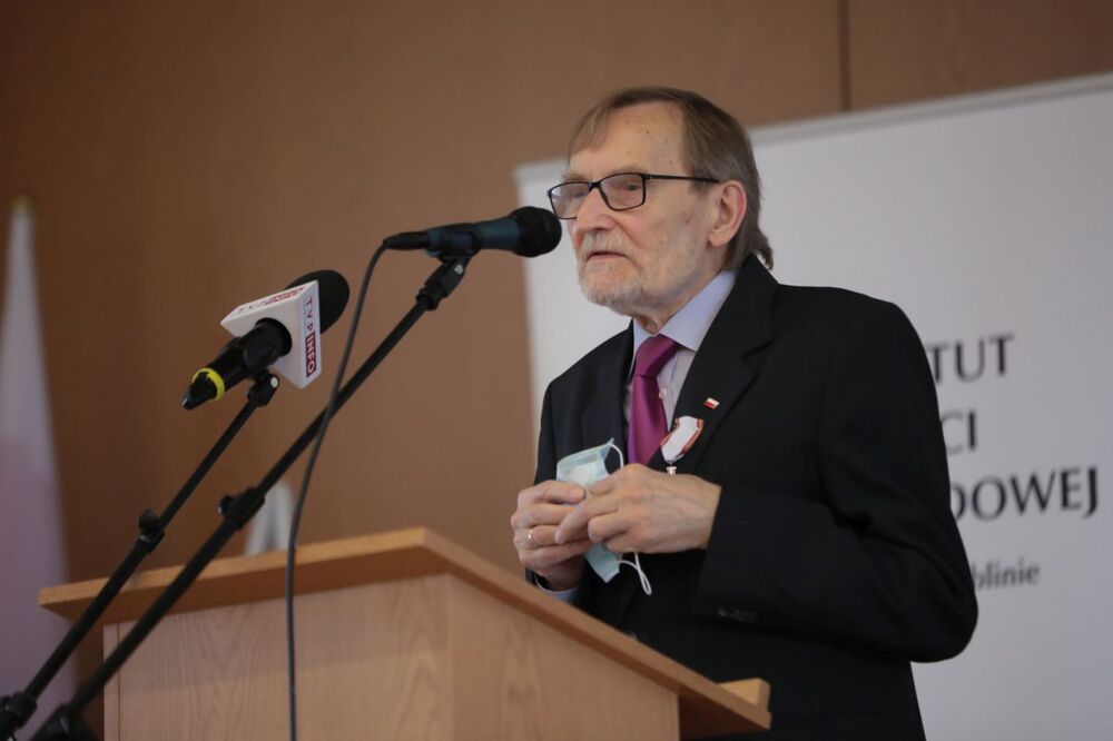 Prezes IPN dr Karol Nawrocki wręczył w Lublinie Krzyże Wolności i Solidarności – 24 września 2021. Fot. Mikołaj Bujak (IPN)