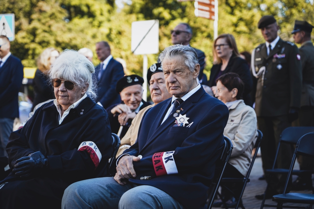 Uroczystość pod pomnikiem gen. Stefana Roweckiego „Grota” – Warszawa, 27 września 2021. Fot. Mateusz Niegowski (IPN)