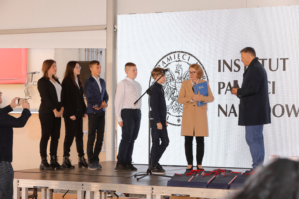 Gala projektu edukacyjnego „Kamienie Pamięci. Bohaterowie opozycji demokratycznej 1981–1983” – Warszawa, 28 września 2021. Fot. Piotr Życieński (IPN)