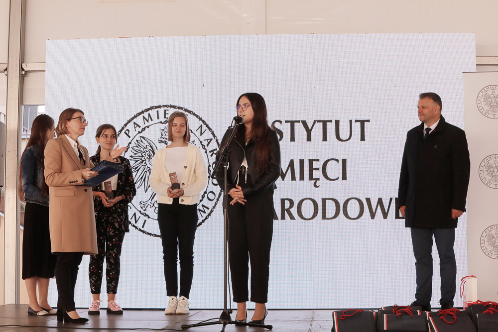 Gala projektu edukacyjnego „Kamienie Pamięci. Bohaterowie opozycji demokratycznej 1981–1983” – Warszawa, 28 września 2021. Fot. Piotr Życieński (IPN)