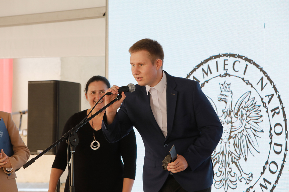 Gala projektu edukacyjnego „Kamienie Pamięci. Bohaterowie opozycji demokratycznej 1981–1983” – Warszawa, 28 września 2021. Fot. Piotr Życieński (IPN)