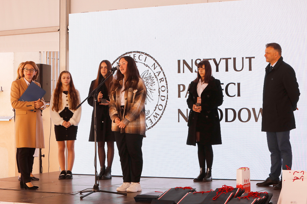 Gala projektu edukacyjnego „Kamienie Pamięci. Bohaterowie opozycji demokratycznej 1981–1983” – Warszawa, 28 września 2021. Fot. Piotr Życieński (IPN)