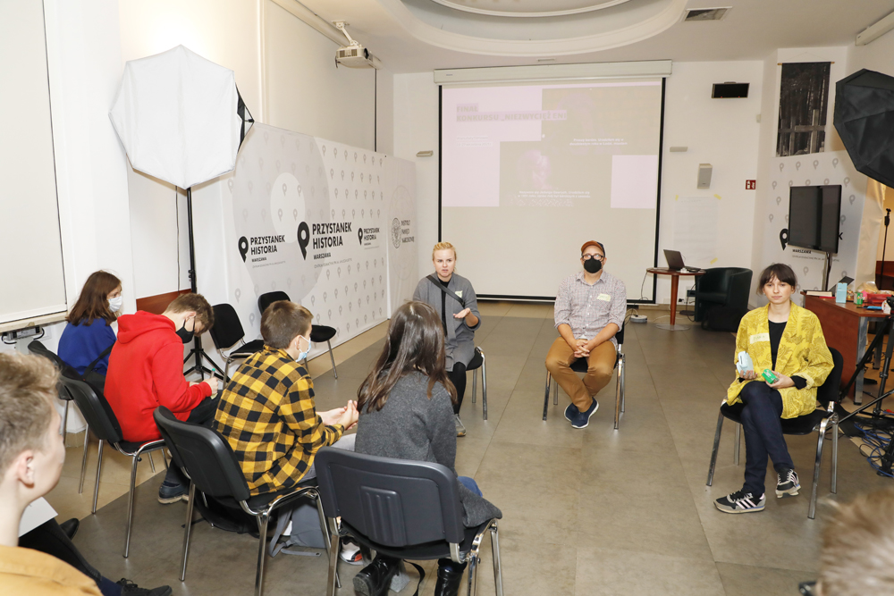 Finał III edycji konkursu „Niezwyciężeni 1920. Obrońcy Ojczyzny” – warsztaty filmowe – 23-27 września 2021. Fot. Piotr Życieński (IPN)