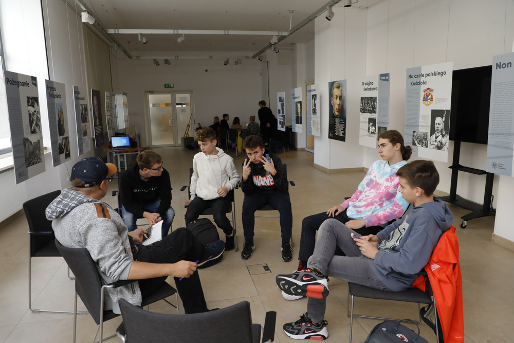 Finał III edycji konkursu „Niezwyciężeni 1920. Obrońcy Ojczyzny” – warsztaty filmowe – 23-27 września 2021. Fot. Piotr Życieński (IPN)