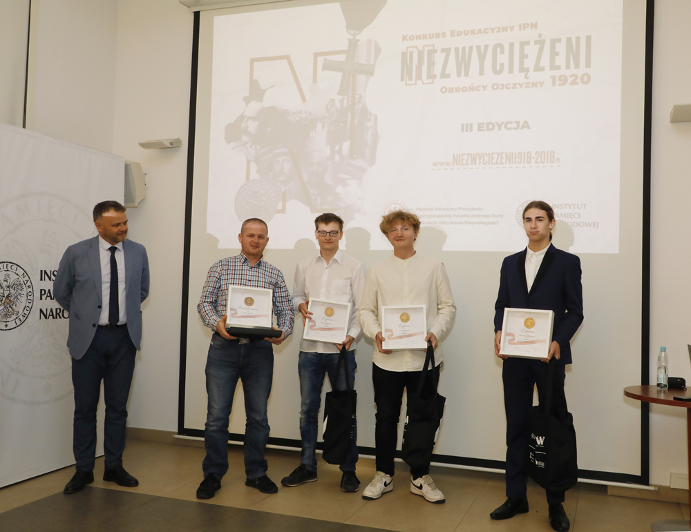 Gala Finałowa III edycji konkursu „Niezwyciężeni 1920. Obrońcy Ojczyzny” – 27 września 2021. Fot. Piotr Życieński (IPN)