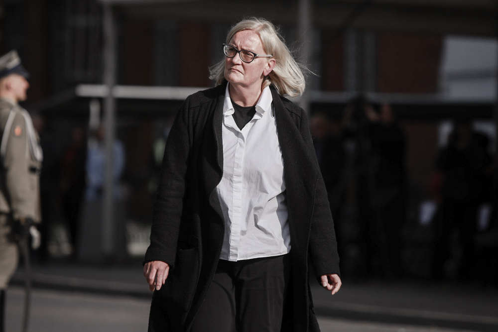 Małgorzata Bojanowska, uhonorowana Medalem „Pro Patria” za szczególne przyczynienie się do kultywowania pamięci o walce o niepodległość RP – Pruszków, 2 października 2021. Fot. Sławek Kasper (IPN)