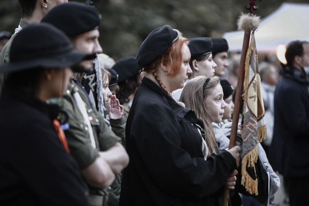 Uroczystość zakończenia obchodów 77. rocznicy Powstania Warszawskiego – Warszawa, 2 października 2021. Fot. Sławek Kasper (IPN)