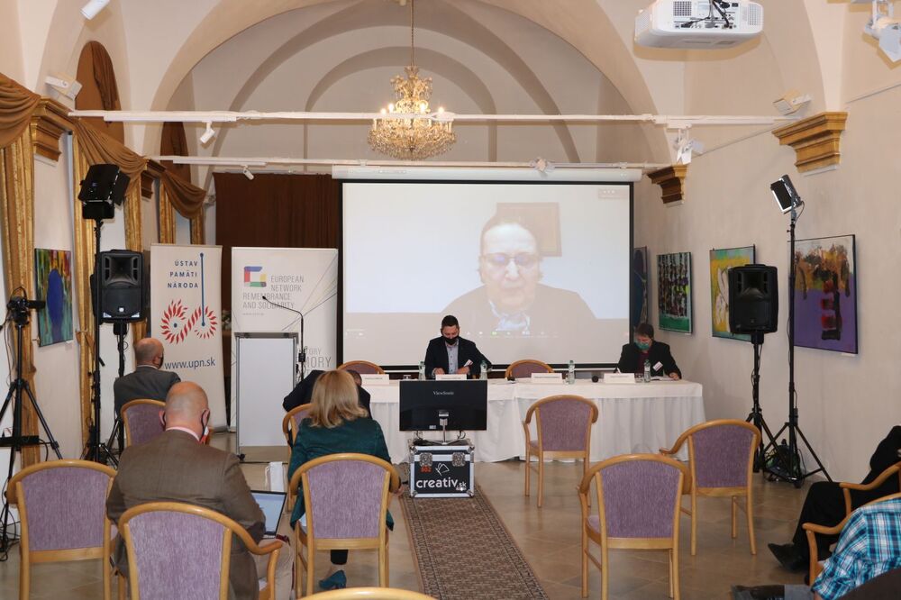 Konferencja „Partie komunistyczne w bloku sowieckim w latach 1956–1968. Od destalinizacji do zmian gospodarczych” – Bratysława, 29 września 2021. Fot. Ústav pamäti národa