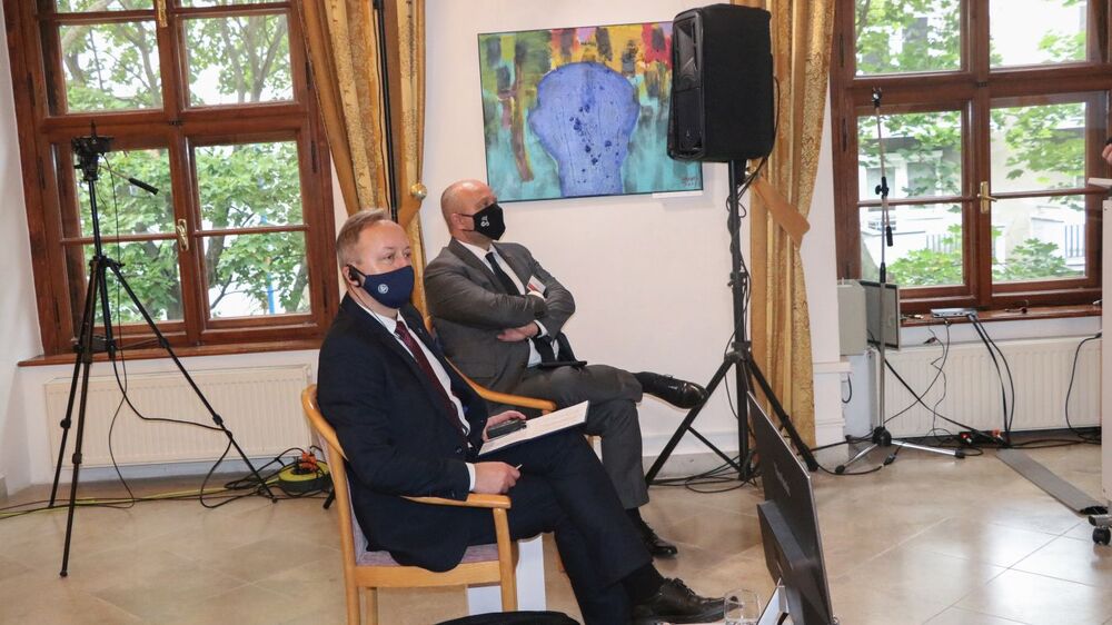 Konferencja „Partie komunistyczne w bloku sowieckim w latach 1956–1968. Od destalinizacji do zmian gospodarczych” – Bratysława, 29 września 2021. Fot. Ústav pamäti národa