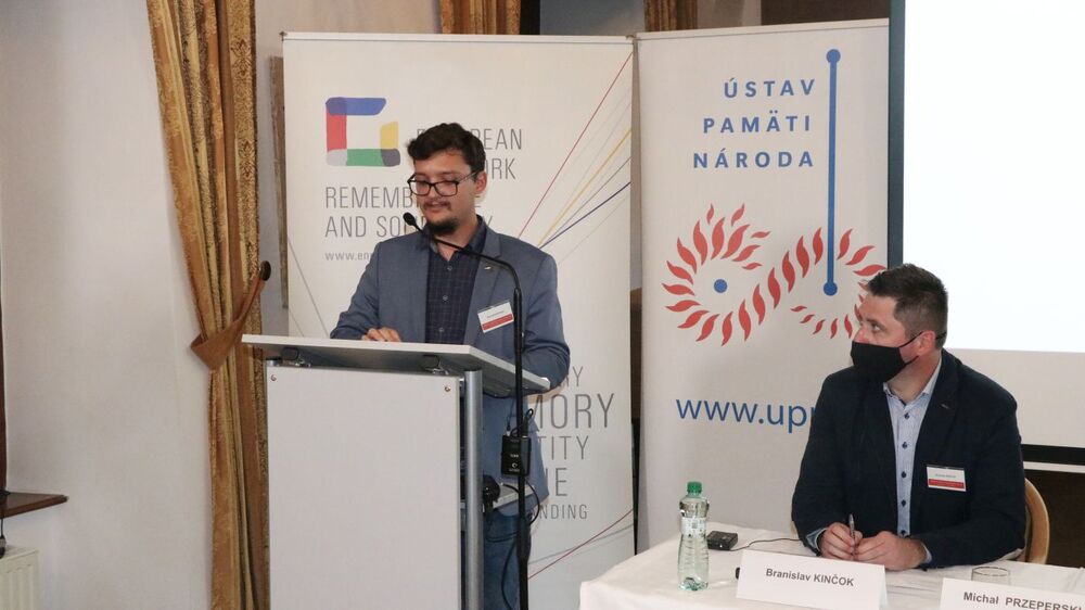 Konferencja „Partie komunistyczne w bloku sowieckim w latach 1956–1968. Od destalinizacji do zmian gospodarczych” – Bratysława, 29 września 2021. Fot. Ústav pamäti národa