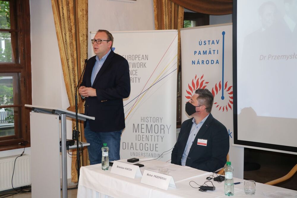 Konferencja „Partie komunistyczne w bloku sowieckim w latach 1956–1968. Od destalinizacji do zmian gospodarczych” – Bratysława, 29 września 2021. Fot. Ústav pamäti národa