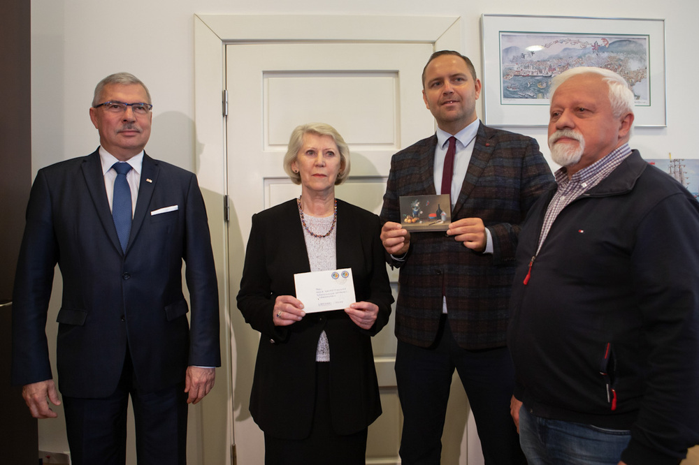 IPN otrzymał nieznaną wcześniej korespondencję z 1982 roku adresowaną do Anny Walentynowicz – Gdańsk, 7 października 2021. Fot. Mikołaj Bujak (IPN)