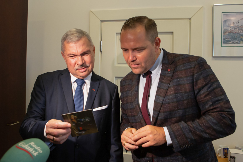 IPN otrzymał nieznaną wcześniej korespondencję z 1982 roku adresowaną do Anny Walentynowicz – Gdańsk, 7 października 2021. Fot. Mikołaj Bujak (IPN)