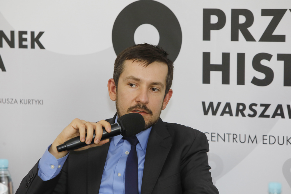 Dr Marcin Przegiętka (BBH IPN w Warszawie). Fot. Piotr Życieński (IPN)